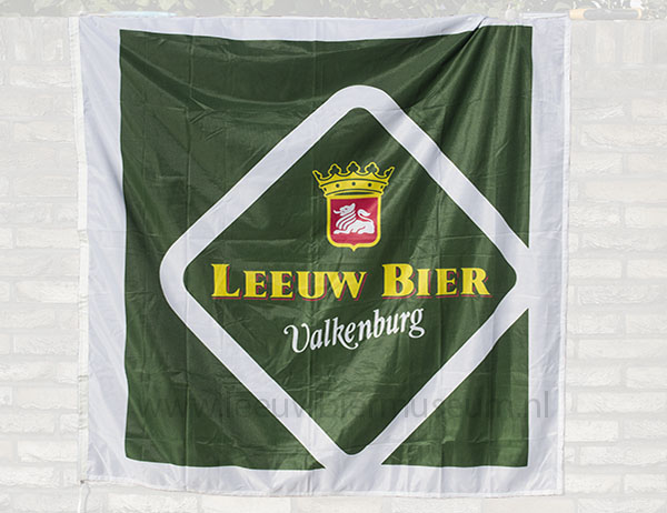 Leeuw bier vlag donkergroen